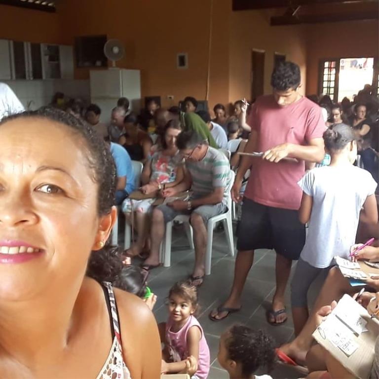 Bingo na comunidade São José.